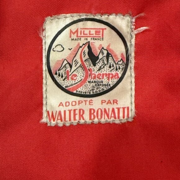 Vintage Red Millet France Le Sherpa Walter Bonatti Rucksack Backpack - Picture 7 of 10